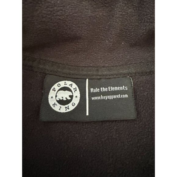 POLAR KING GRAY ZIP UP FLEECE SWEATER WOMANS XL | E2 - Picture 6 of 8
